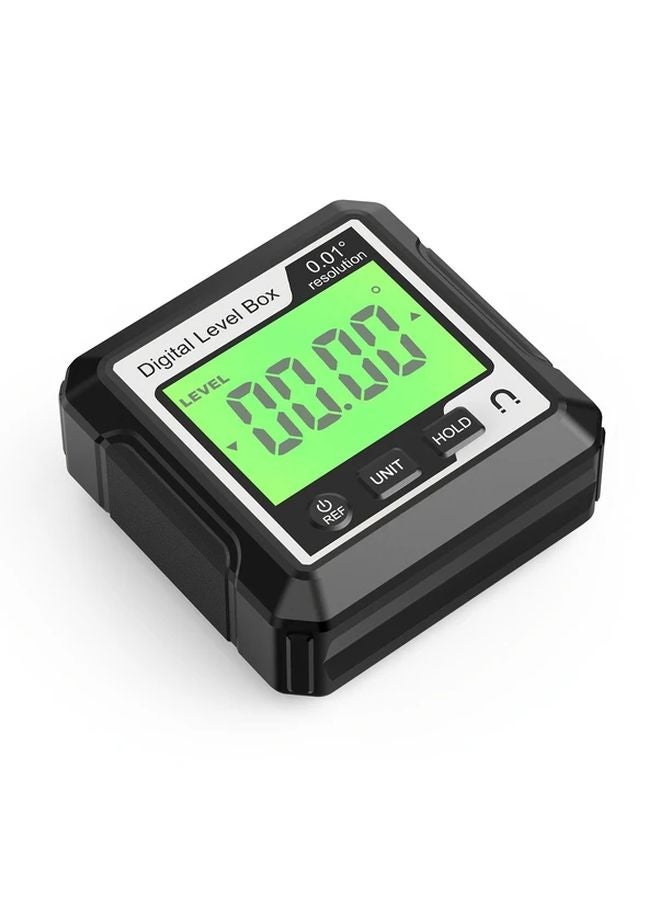 Digital Level With Magnet Backlit LCD 0 01 Accuracy 90 Degree Angle Tool Black - Image 5